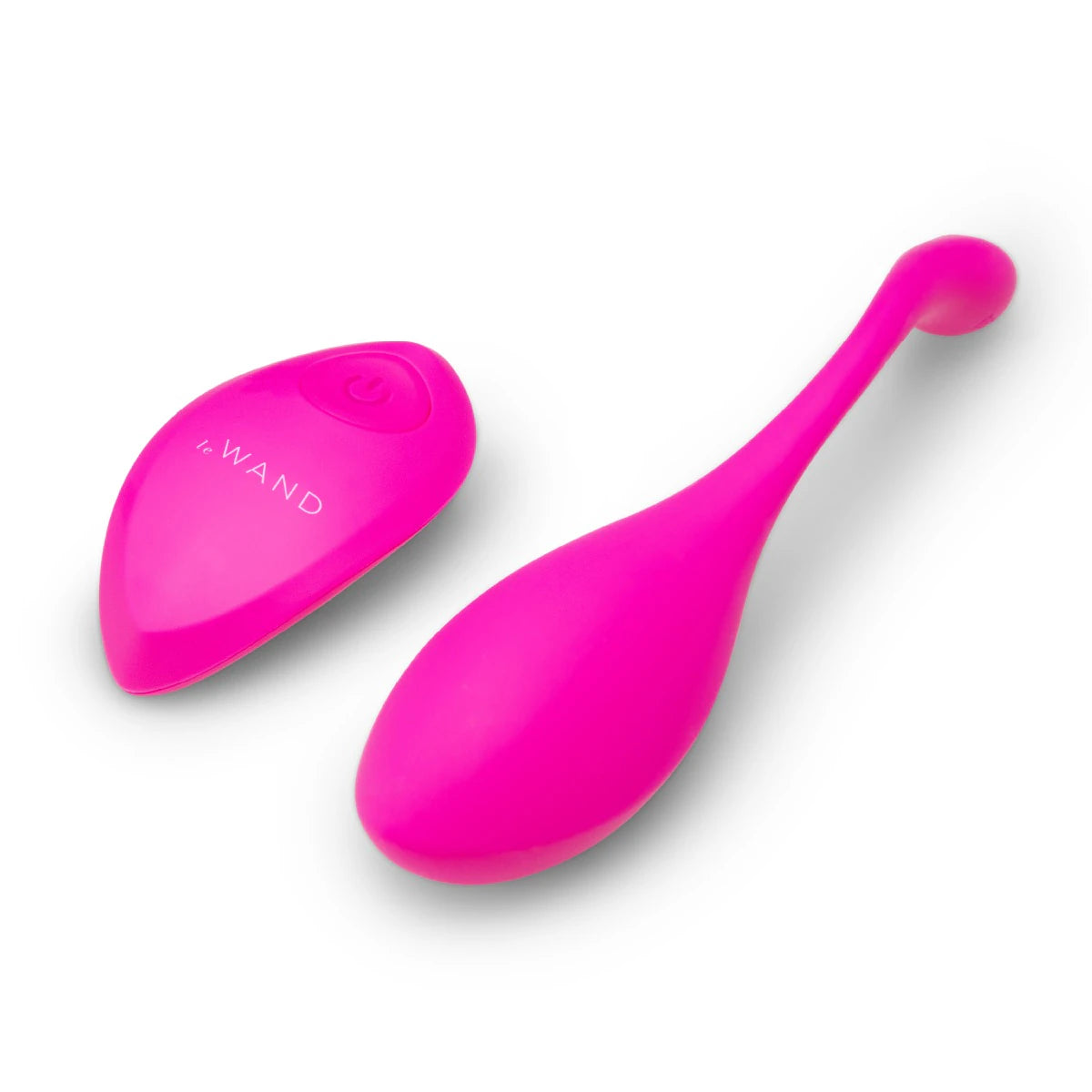 Le wand remote on the left and le wand  egg vibrator on the right.
