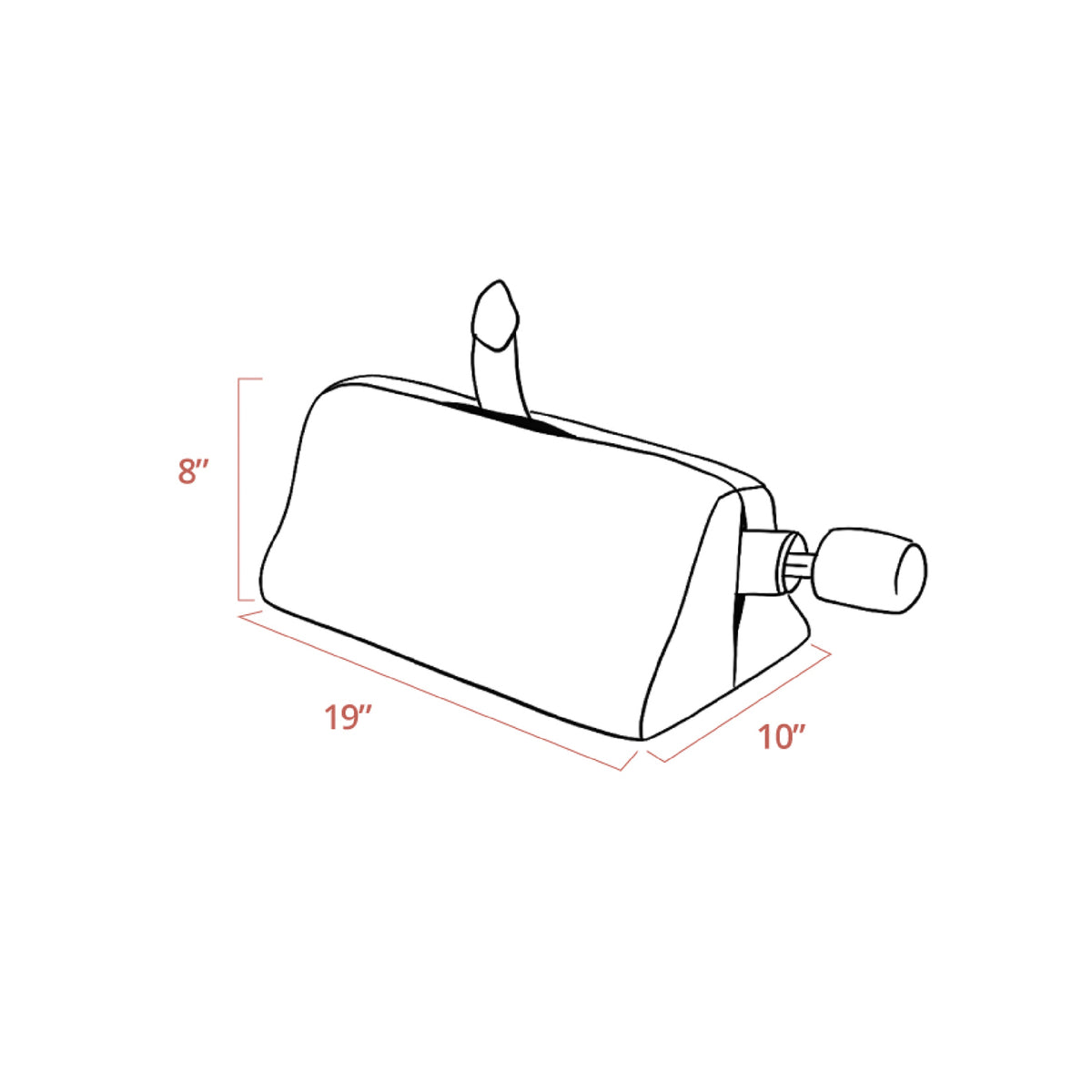 Liberator Tula Double Vibrator Holder Measurements