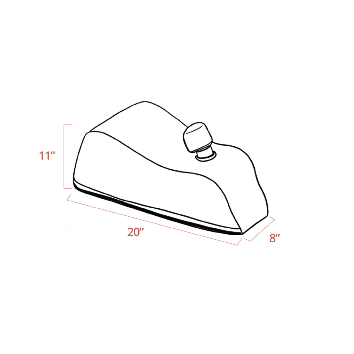 Liberator Wanda Sex Toy Mount Measurements