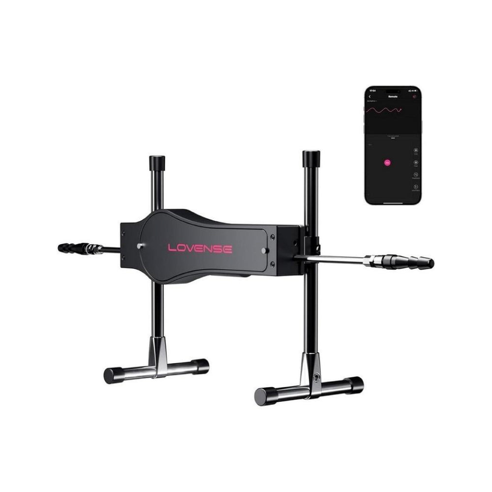 lovense thrusting dildo machine front view