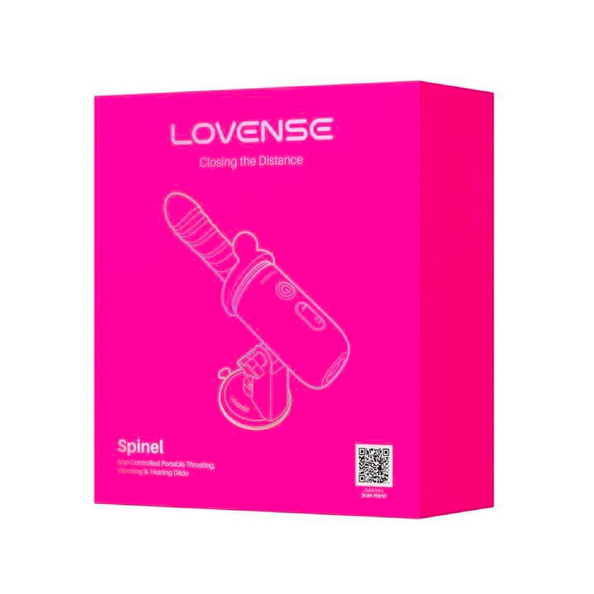 Lovense Spinel Massage Gun Dildo Thrusting Attachment & Heating