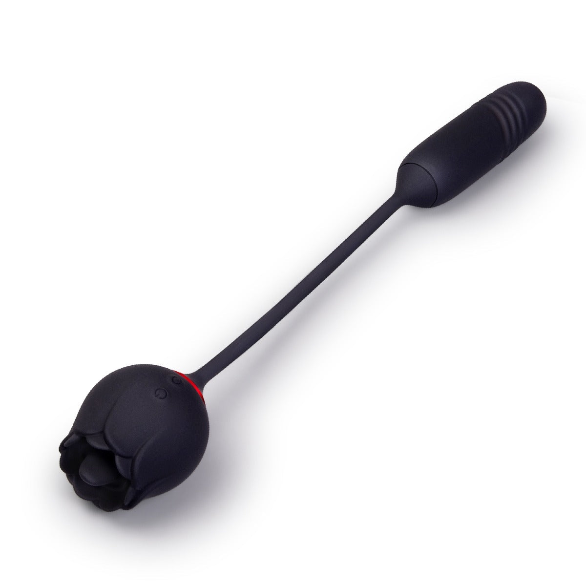 The Lick & Thrust Rose Rechargeable Licking, Vibrating & Thrusting Vibe