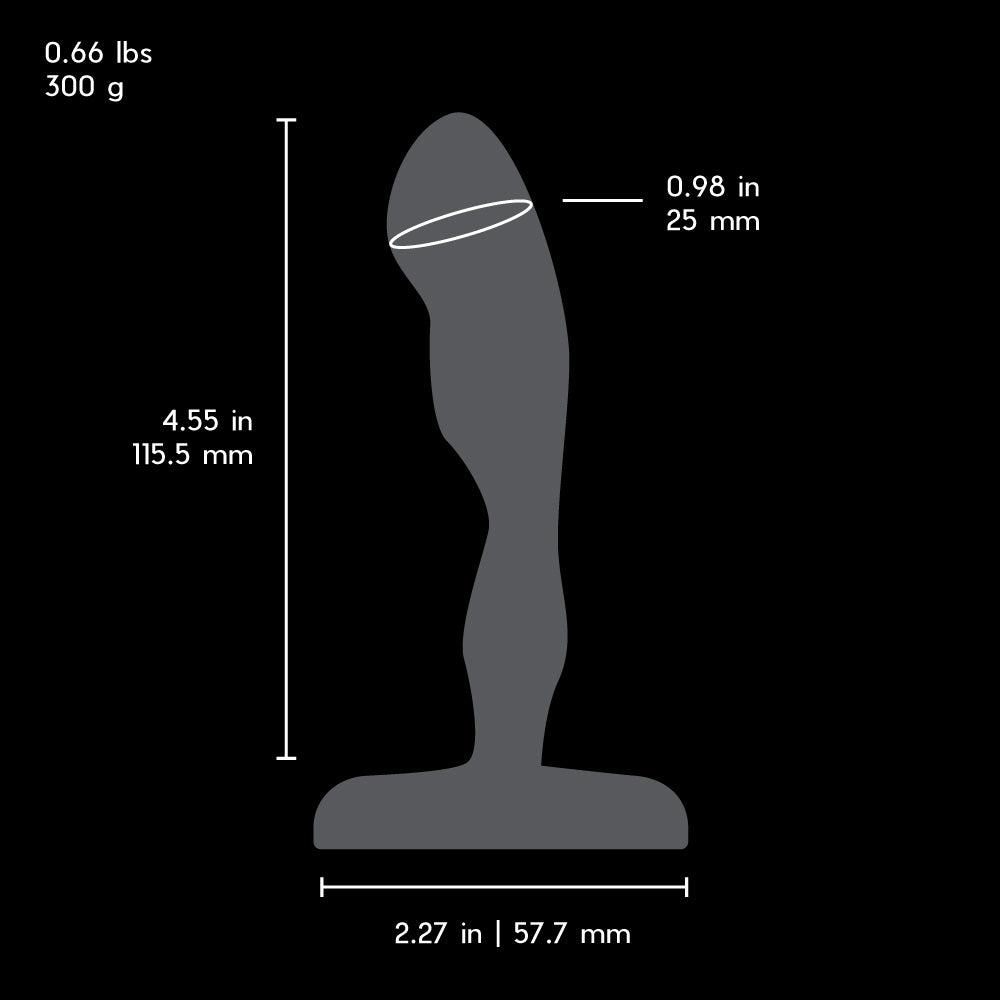 Size and measurements of the b-vibe prostate plug