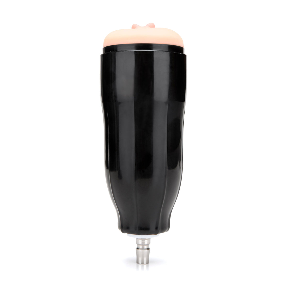 Realistic Vagina Masturbator Attachment - Black - The Cowgirl Sex Machine