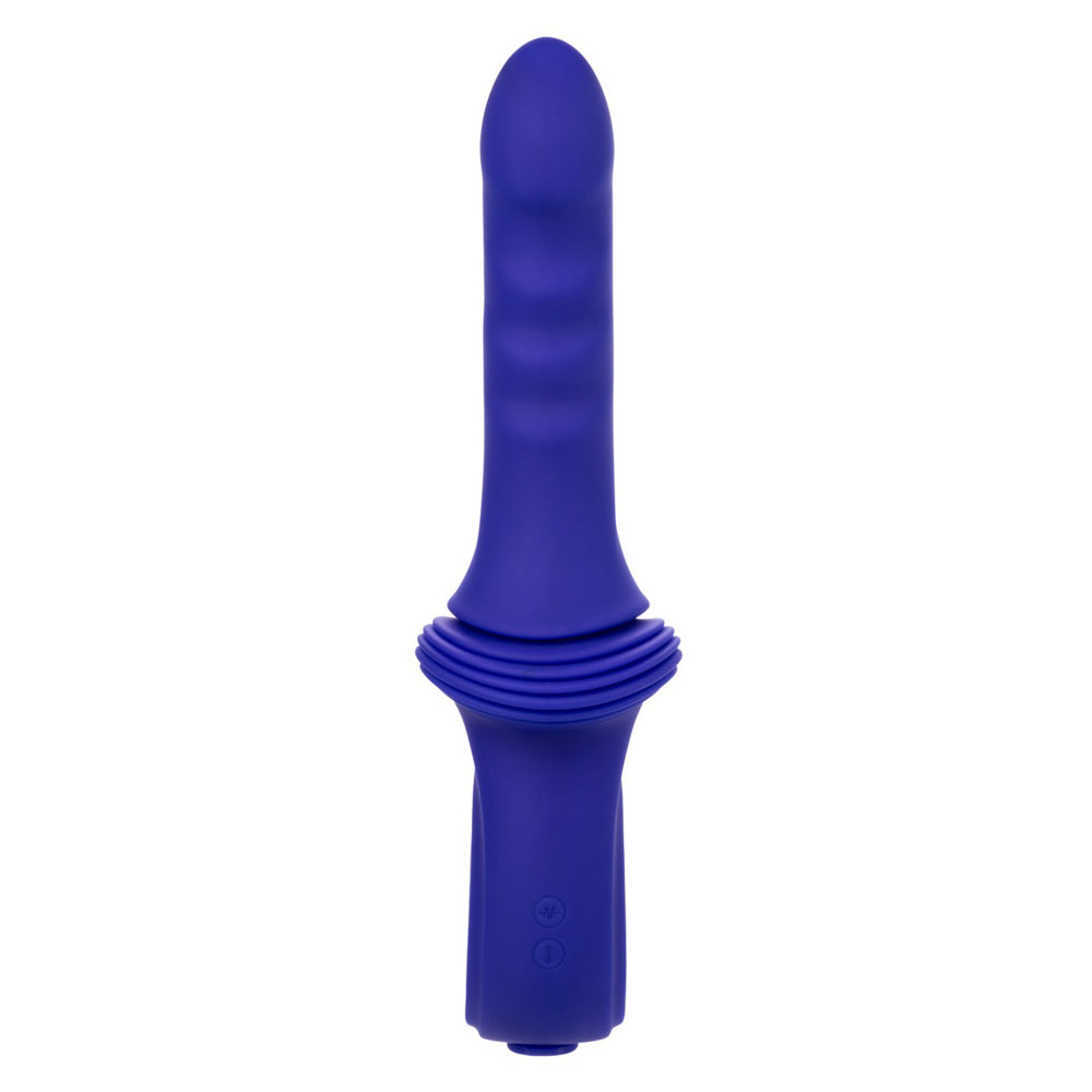 handheld ridged sex machine front view