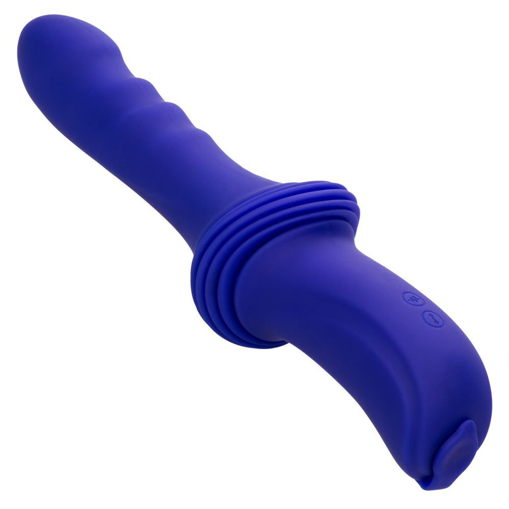 handheld ridged sex machine side view 