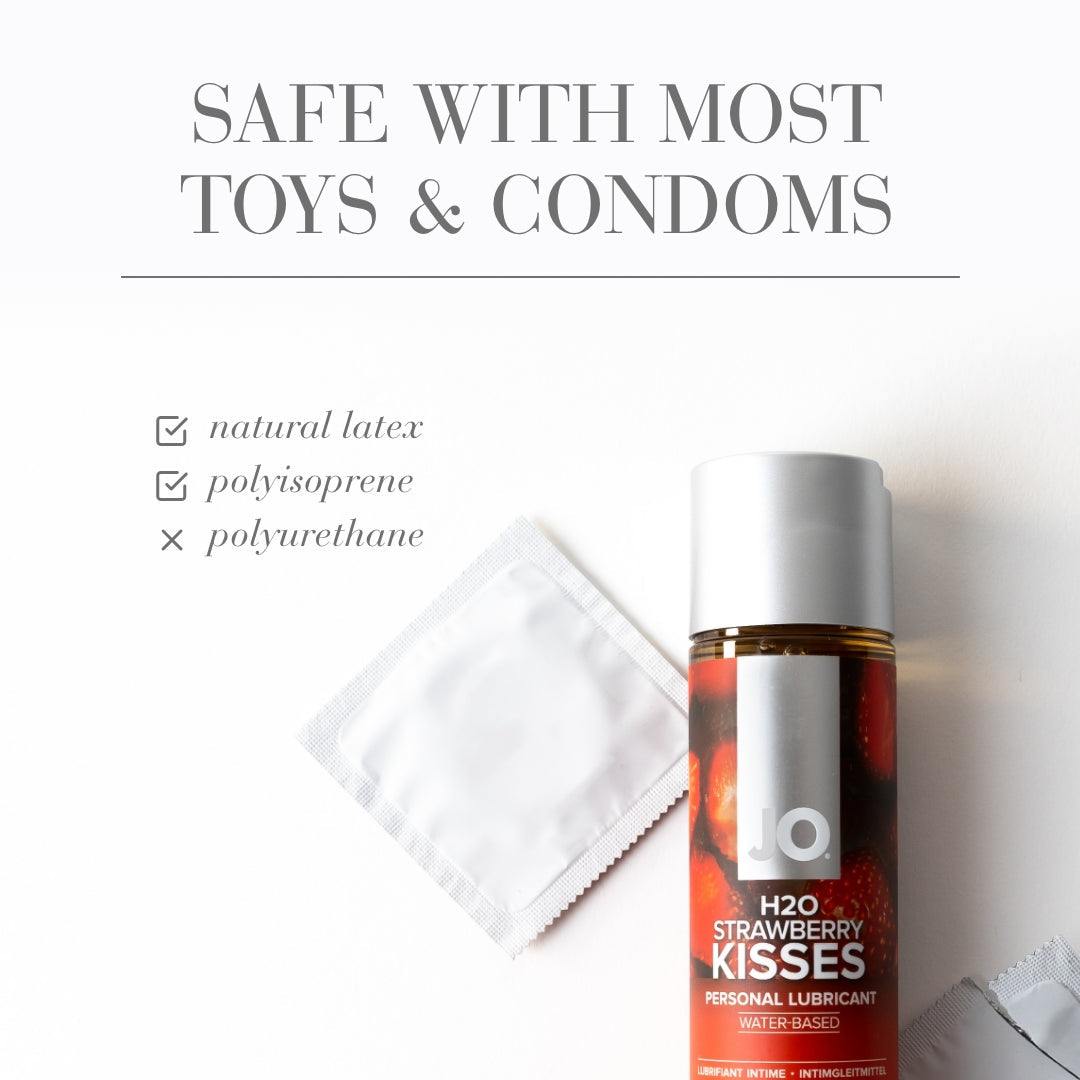 JO H2O - Strawberry - Lubricant (Water-Based) 4 floz / 120 ml