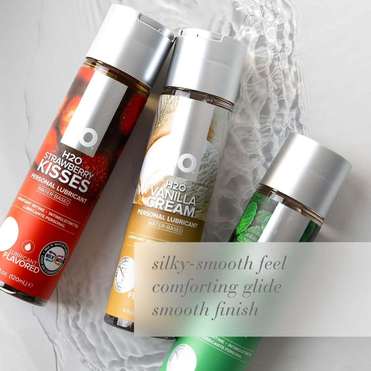 JO H2O - Strawberry - Lubricant (Water-Based) 4 floz / 120 ml