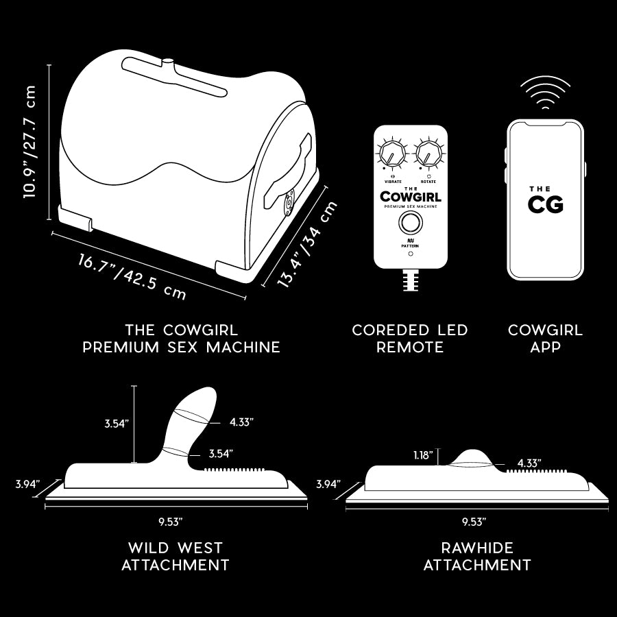 The Cowgirl sex machine specifications