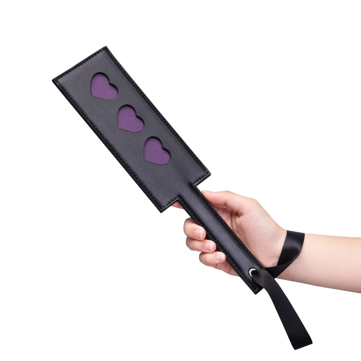Three Heart Imprint Spanking Paddle