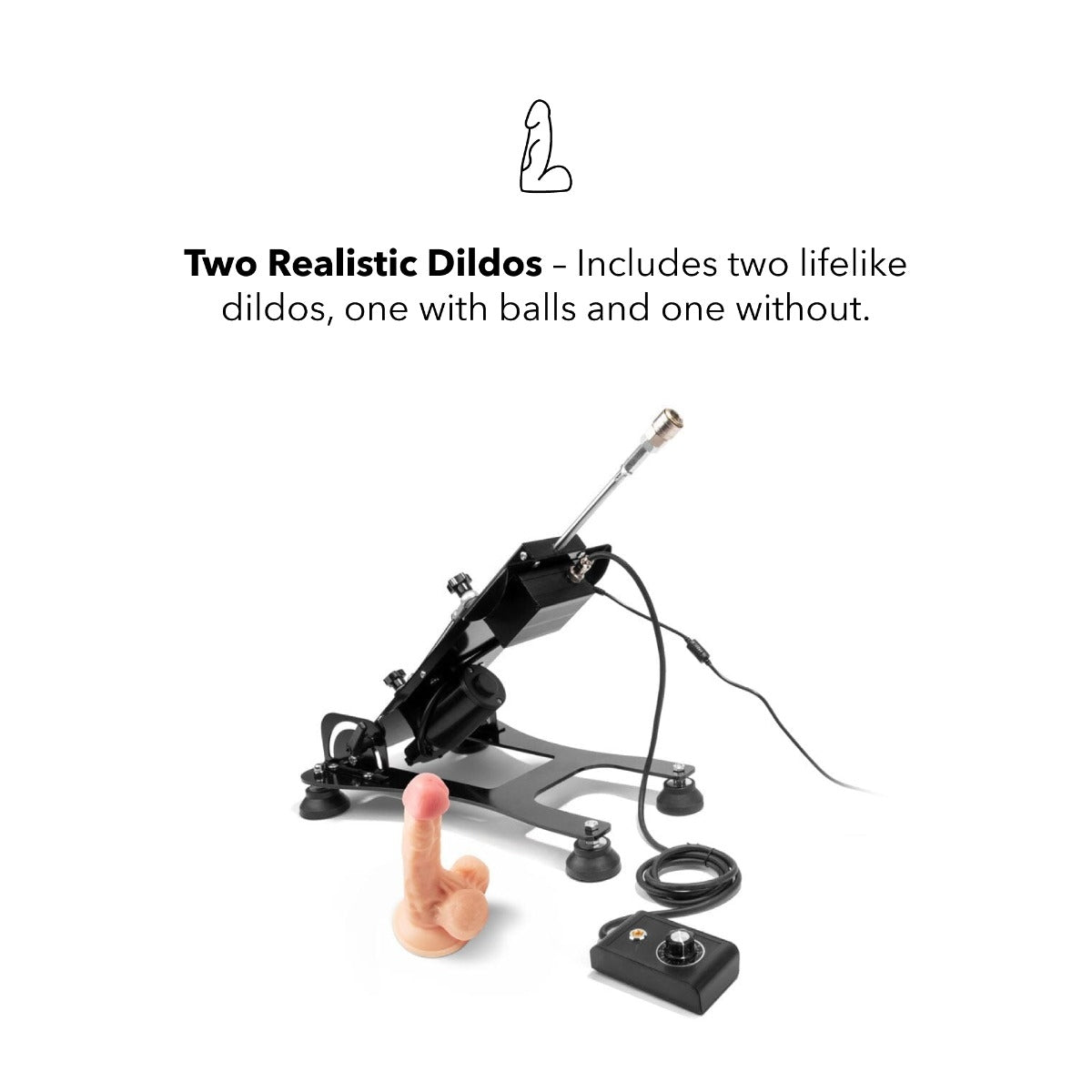 Thrusting Dildo Machine With Controller