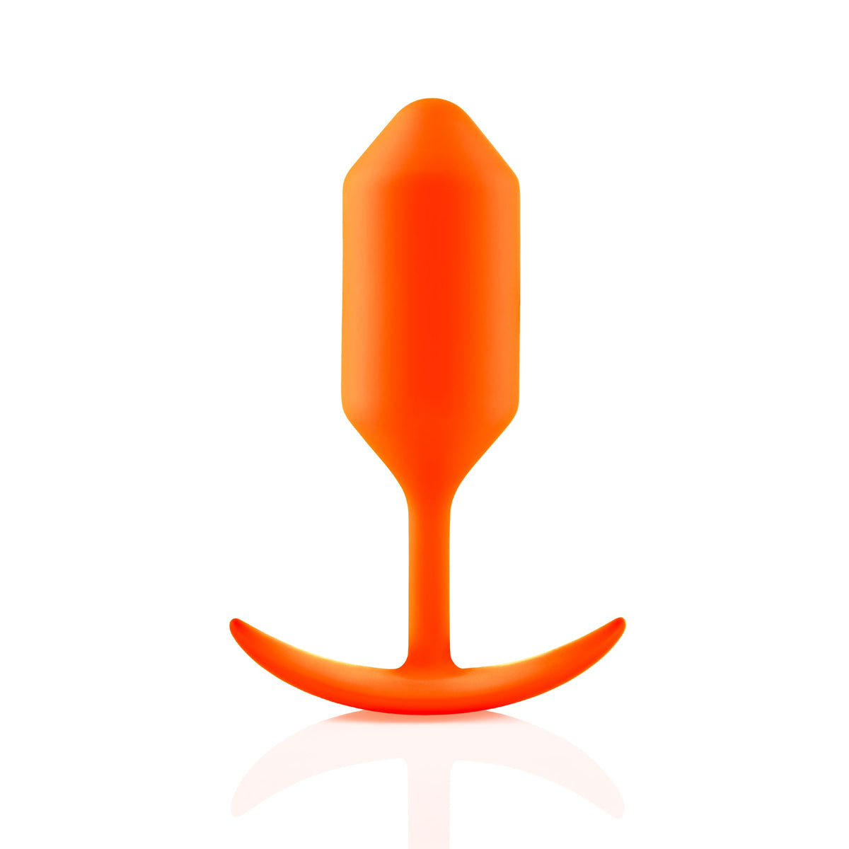 b-Vibe Snug Plug (1 to 7) 3 Orange - The Cowgirl Sex Machine