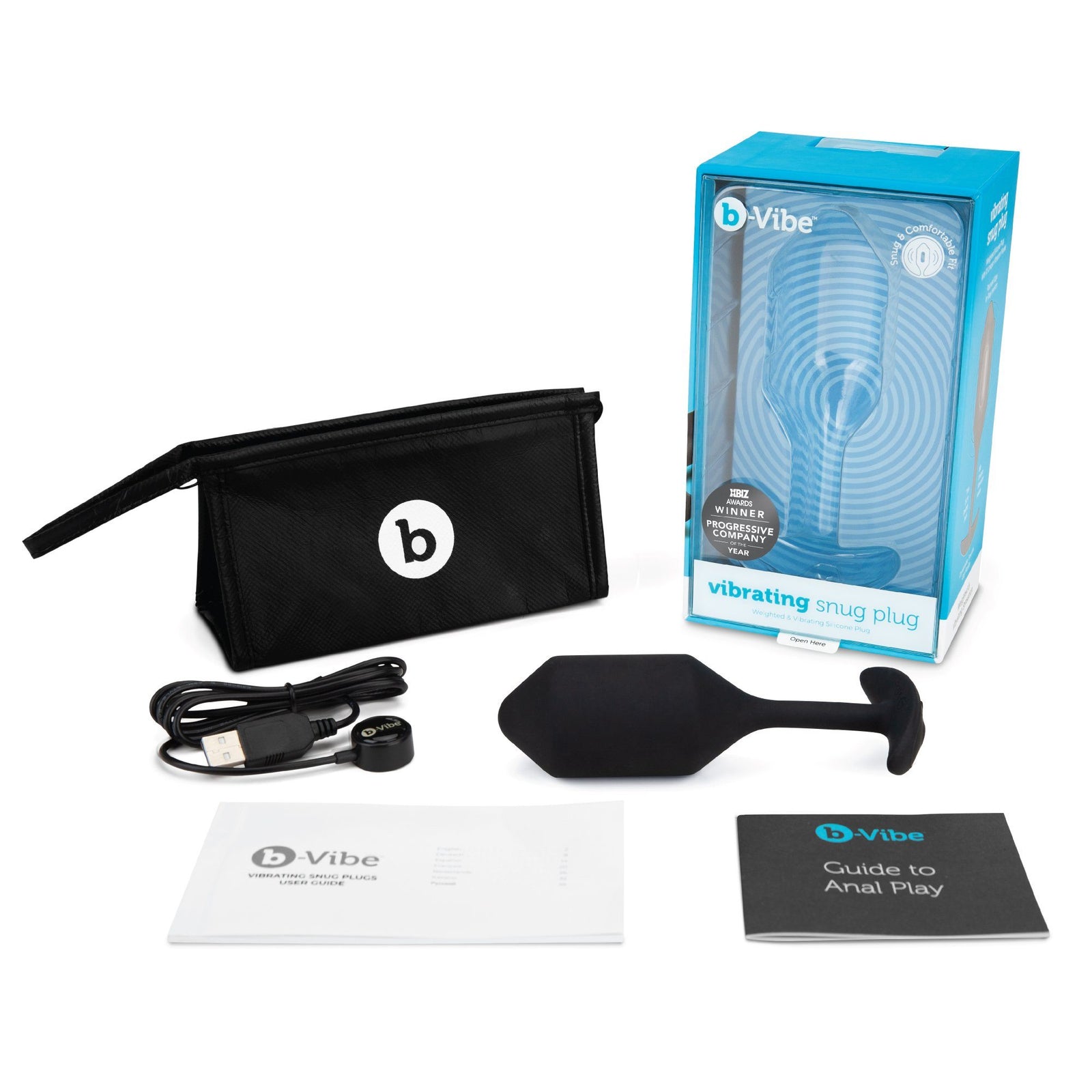 b-Vibe Vibrating Snug 4 XL black - The Cowgirl Sex Machine