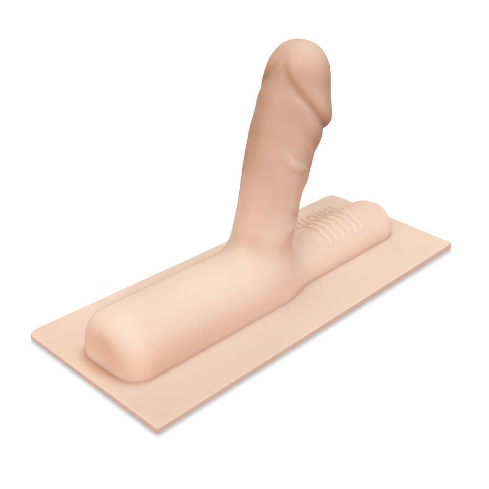 Bronco - Realistic Silicone Attachment Chocolate - The Cowgirl Sex Machine