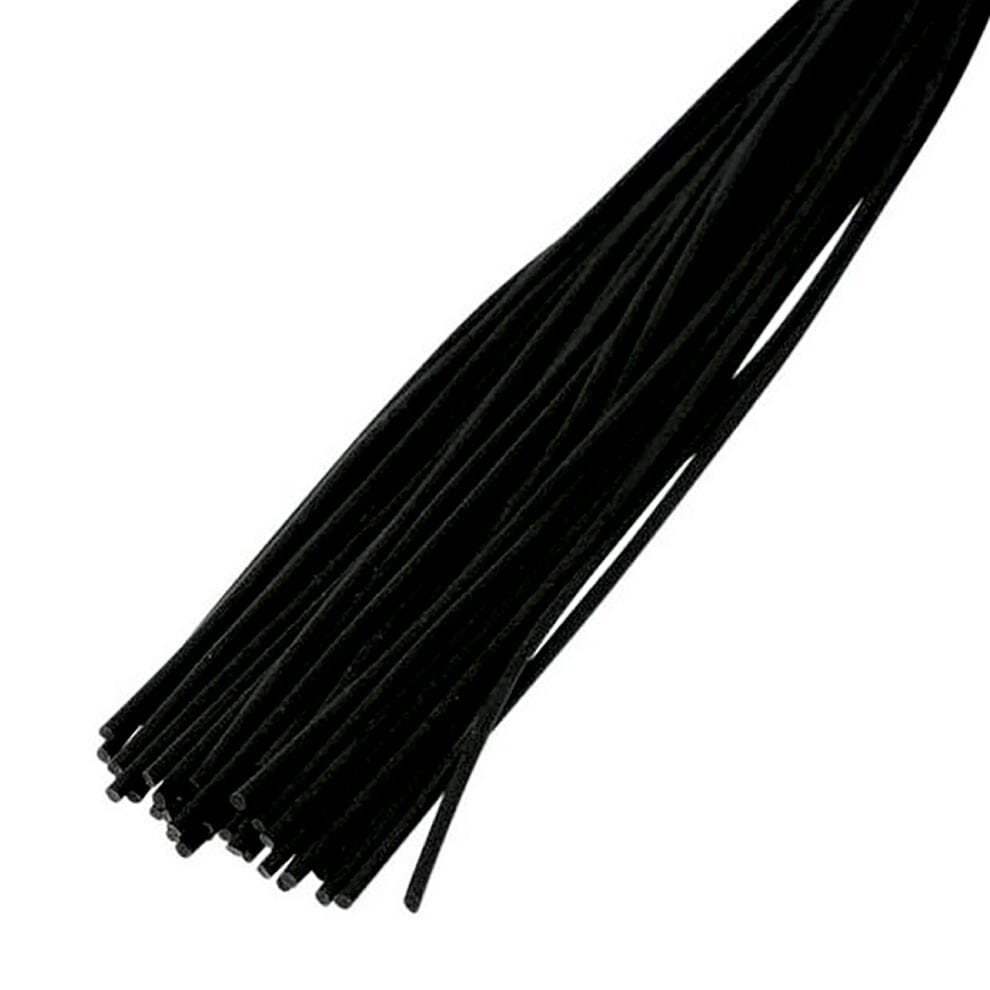 Sex &amp; Mischief Beaded Flogger Noir Whip - The Cowgirl Sex Machine