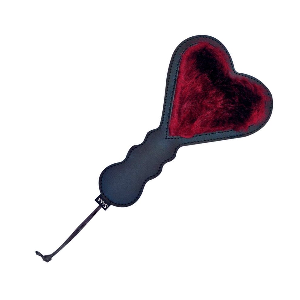Sex &amp; Mischief Enchanted Heart Spanking Paddle - The Cowgirl Sex Machine