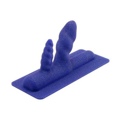 Two-Nicorn - Textured Double Penetration Attachment for The Cowgirl Sex Machine and The Unicorn Sex Machine