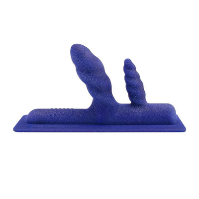 Two-Nicorn - Textured Double Penetration Attachment for The Cowgirl Sex Machine and The Unicorn Sex Machine
