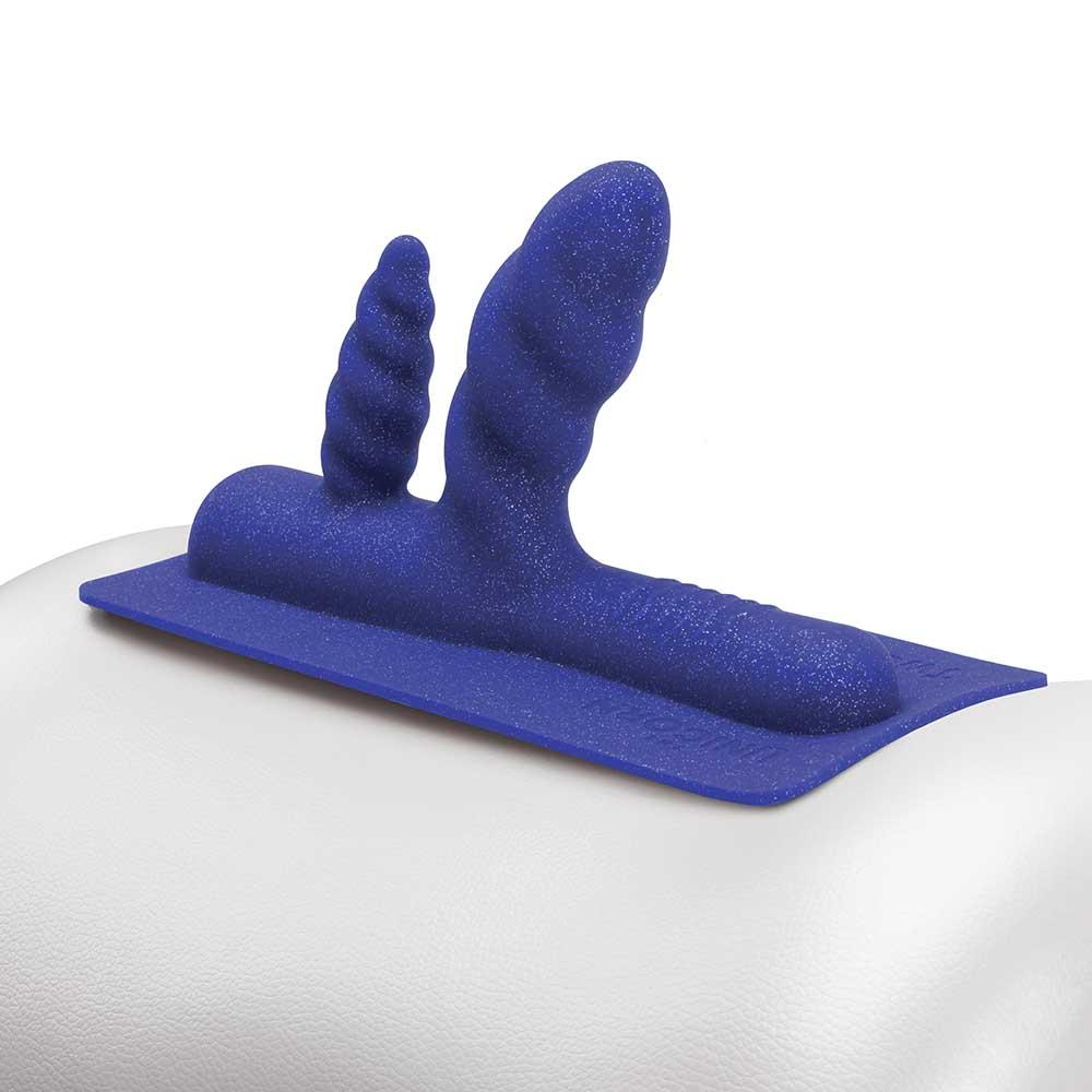 Two-Nicorn - Textured Double Penetration Attachment for The Cowgirl Sex Machine and The Unicorn Sex Machine