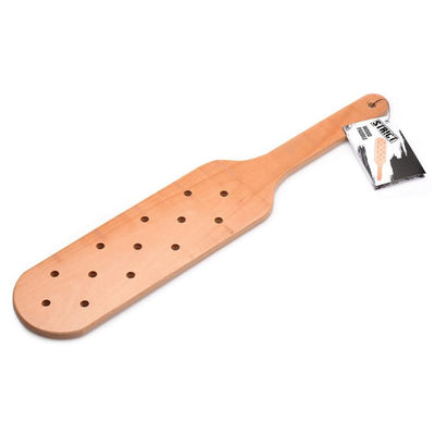 XR Brands Strict Wooden Spanking Paddle - The Cowgirl Sex Machine